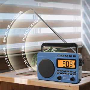 Full-Band Portable Digital Radio, AM/FM/SW/WX with 4000mAh Battery & TF Card MP3 Playback - Product Image 4