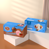 Boîtes en carton pliables personnalisées pour emballages de barres glacées, de chocolats, de chips, de thé, de biscuits et de produits congelés