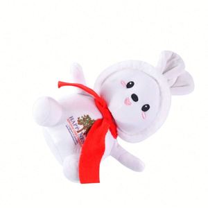 Venta Directa de Fábrica, Último Diseño, Venta al por Mayor, Diseño Personalizado, Peluche de Animal de Granja de 20 cm, Conejo, Regalos de Bienvenida - Product Image 3