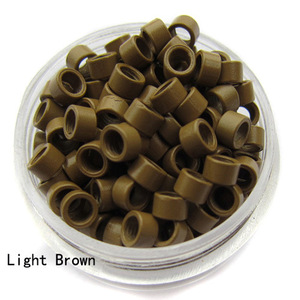 <span class=keywords><strong>Anelli</strong></span> di alluminio Nano tubi di crimpatura collegamenti 5.0mm 4.0mm Micro anello accessori intrecciare I punta capelli umani extension strumento - Product Image 3