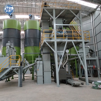 Ligne de Production automatique de mortier sec, Machine de fabrication de mastic mural, mélangeur de ciment, usine de fabrication d'adhésifs pour carreaux de céramique à vendre