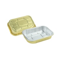 Outils à pizza jetables durables en métal Plateaux de buffet pour four à vapeur profonde demi-taille Couvercles de collecte de graisse de grillage Casseroles en papier d'aluminium