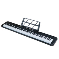 Digital Piano Factory Wholesale Portable Multi-Function Beginner Home 88-Key Plastic Electronic Keyboard with 200 Rhythm & Tone