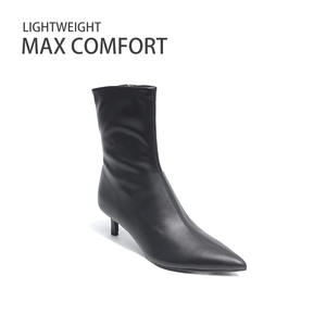 Botas Chelsea con Cierre de Cremallera y Tacón Grueso, Estilo Vintage, Color Marrón, para Mujer, Otoño-Invierno - Product Image 3