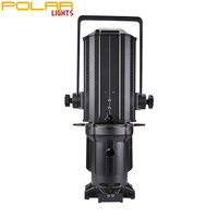 Profesional led dmx 200w cw ww cob lente fijo imágenes leko perfil luz del punto para el teatro Iglesia mostrar