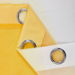 Rideaux transparents dégradés avec œillets, voilages dégradés adaptés aux salons, chambres, balcons, baies vitrées - Product Image 2