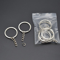 Yenilikçi Diy promosyon anahtarlıklar Carabiners nikel/altın kaplama düz anahtarlık atlama halkası ile toplu