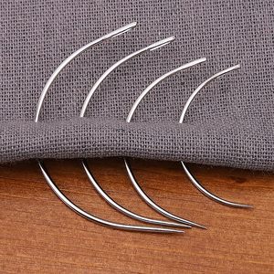 2 ''/2.5''/3 ''/ 3.5'' <span class=keywords><strong>Aiguilles</strong></span> <span class=keywords><strong>à</strong></span> <span class=keywords><strong>coudre</strong></span> <span class=keywords><strong>à</strong></span> <span class=keywords><strong>la</strong></span> <span class=keywords><strong>main</strong></span> en cuir incurvé <span class=keywords><strong>Aiguilles</strong></span> de type C pour tapis Cuir Toile Réparation Tissage Artisanat - Product Image 1
