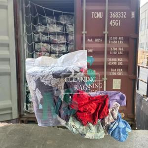 Chiffons en coton pour le nettoyage industriel, chiffons de nettoyage, chiffons industriels colorés - Product Image 1