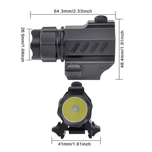 Waterproof LED Flashlight Mini USB Torch Rechargeable Zoom Fishing Lantern Powerful Tactical Flashlight