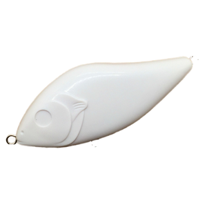 4 ''esca da pesca con esca per Pike Jerk non verniciata - Product Image 1