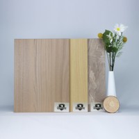 Tablero de Melamina MDF Sincronizado de Alta Calidad, 1220*2800mm, Resistente al Fuego F4, Resistente a la Humedad, para Cocina, Baño y Hotel, Estilo Contemporáneo