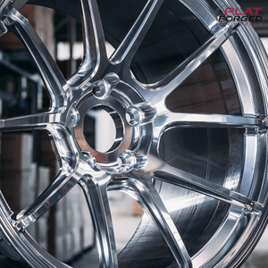 Jantes monobloc forgées sur mesure à <span class=keywords><strong>10</strong></span> branches, 18, 19, 20, <span class=keywords><strong>21</strong></span>, 22 pouces, en alliage brossé pour BMW, Audi, Mercedes, Porsche - Product Image 2