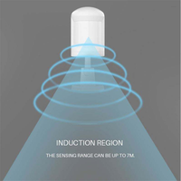 Détecteur de mouvement humain intelligent SIXWGH Zigbee 3.0, grand angle de 150°, détecteur PIR, portée de 7 m, contrôle sans fil par application, alimenté par batterie, pour la maison