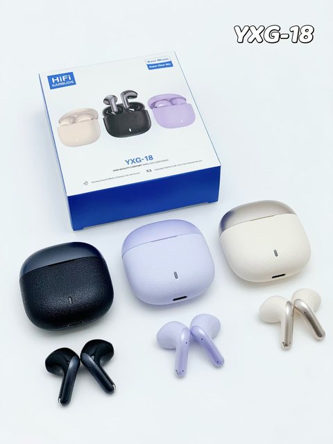 Best-selling YXG-18 Wireless Blue Tooth Headphones with Low Latency Powerful Bass True Wireless Stereo Dual Ear Type In-earStyle