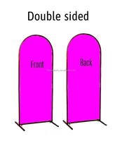 Housse d'Arche de Mariage Élastique en Spandex Épais pour Support de Fond, Décoration de Fête d'Anniversaire et Arrière-plan Photo Couleur Unie