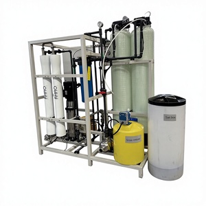 Purificador de Agua por Ósmosis Inversa Industrial y Comercial para Protección Ambiental, PLC, Bomba y Motor, Capacidad 250 L/H, Desalinización 98-99% - Product Image 3