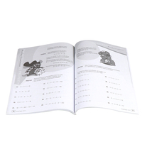 Cahier d'exercices scolaires personnalisé, impression sur papier couché et papier d'art, reliure parfaite, cahier d'écriture et de pratique des mathématiques pour enfants