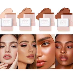 <span class=keywords><strong>Base</strong></span> de Maquillaje Facial de Alta Calidad, Corrector Blanqueador, Protector Solar, Tono Natural, Cobertura Total, Resistente al Agua, Barra de <span class=keywords><strong>Base</strong></span> Portátil - Product Image 1