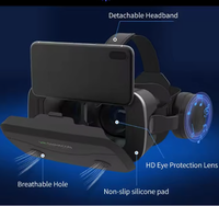 Lunettes VR G15E, films IMAX 3D, réalité virtuelle, casque en carton, casque, support pour téléphone de 4,7 à 7 pouces, joystick de jeu, fabriqué en Chine