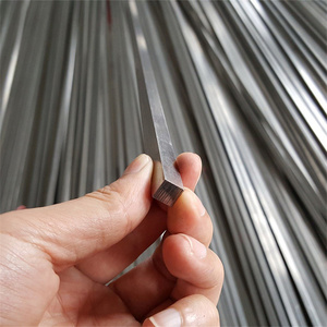 Tongkat persegi bulat baja tahan karat, ukuran Kustom 304 310 316l 1mm 2mm 3mm 4mm 5mm 10mm logam baja tahan karat