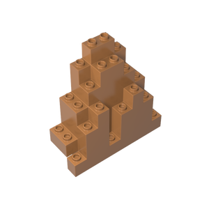 [Gobricks] GDS-2148 all'ingrosso parti di blocchi di costruzione pannello di roccia triangolare 3x8x7 (aka LURP) 6083 976014 - Product Image 4