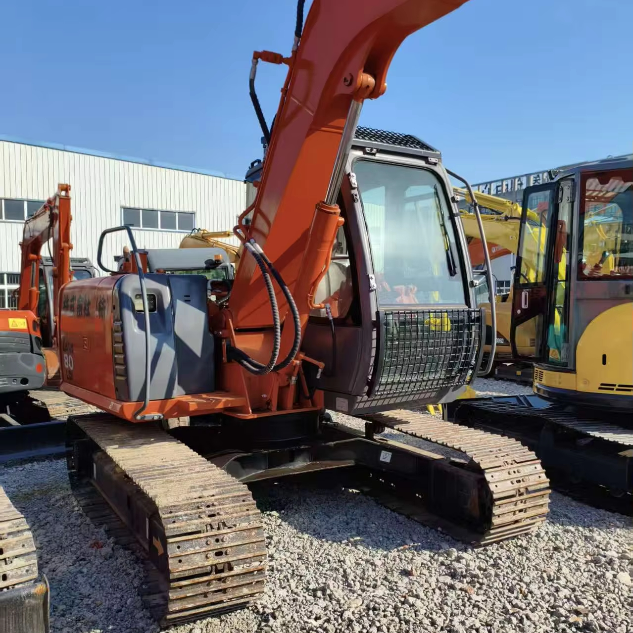はち 8 Ton Used Japan Hitachi Zx80 Excavator with Great Power for Sale