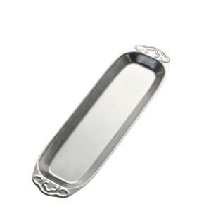 Stainless Steel Long Plate Set Stackable Commercial Restaurant Tableware For Hot Pot Sushi Barbecue Dishes - Product Image 2