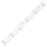 Bande de rétroéclairage LED XS-3386 pour téléviseurs Pptv 39F61D 39F60 39E6000P LB-C390Y19-6P- XAF61SS01-X1 (3 bandes)
