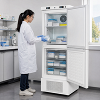 Personalizado -10 ° Congelador Vertical de Acero Inoxidable de 270L con Sistema de Alarma para Investigación Científica