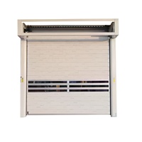 Porte roulante automatique à activation par capteur, turbo haute vitesse, en alliage d'aluminium, volet électrique pour parking souterrain, prévention des incendies