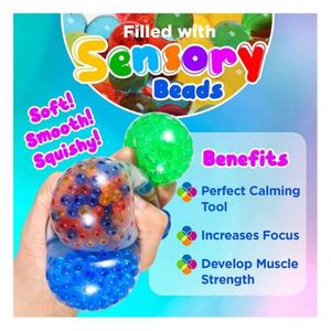High Quality Premium Anti-Stress Sensory <b>Squishy</b> Palle Ball Kids' Premium Silicone Texture Relaxing Squeeze Toy High Squeeze Toy - Product Image 4