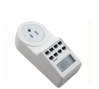 Nuevo Enchufe Temporizador Programable con Reloj, Función de Horario de Verano y Función Aleatoria, 110V 15A