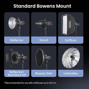 Support GODOX S3 pour flash Speedlite avec réglage à 90°, trou pour <span class=keywords><strong>parapluie</strong></span> et monture Bowens pour AD200Pro II/AD300Pro II/AD400Pro II/Série V1 - Product Image 4