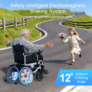 <span class=keywords><strong>Fauteuil</strong></span> <span class=keywords><strong>roulant</strong></span> <span class=keywords><strong>électrique</strong></span> <span class=keywords><strong>4x4</strong></span> super confortable, léger, en alliage d'aluminium, pliable rapidement, durable, pour personnes handicapées, en solde NEAQ - Product Image 3