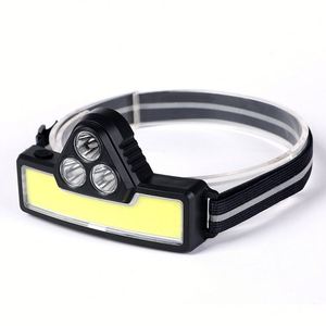 Wosen sáng ánh sáng điện hiển thị USB có thể sạc lại đèn lồng ABS cơ thể làm việc COB đèn pha torche chiến thuật đèn pin <span class=keywords><strong>Led</strong></span> Đèn Pha - Product Image 1