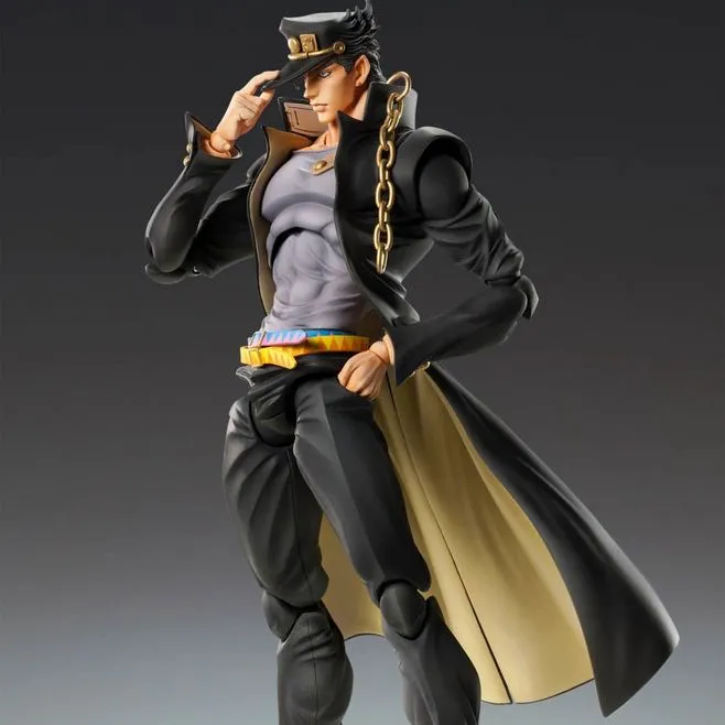 Figuras de acción de jojo's bizzare adventure, Figura de plástico de fábrica OEM, pvc 1/6 a escala, colección de kujo jotaro