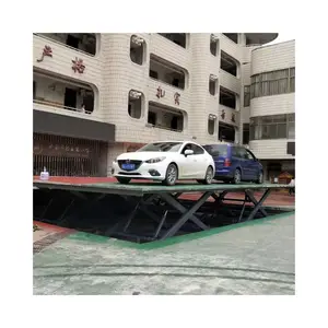 Car Rotating Platform 360 Degree Display Rotating Hydraulic Stage Garage Car Turntable Rotating Lift Stage