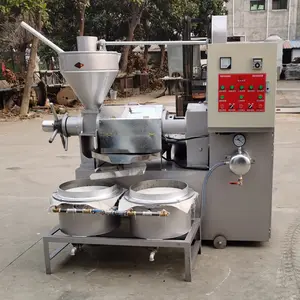 Hot sale combined automatic oil press with filter for soya beans oil filter press machine high quality hot and cold oil press