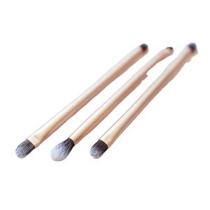 Pinceau pour les yeux à double extrémité Pinceau pour fard à paupières à double extrémité Pinceau pour fond de teint Outil cosmétique de maquillage (or <span class=keywords><strong>mat</strong></span> peu profond) - Product Image 1