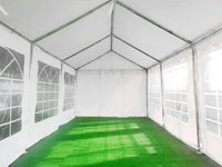 Carpa para Fiestas y Bodas, Impermeable, de PVC, con Estructura de Acero Galvanizado, Resistente al Fuego, a los Rayos UV y al Viento, de Cuatro Estaciones, Tamaño Personalizado, Fácil de Instalar