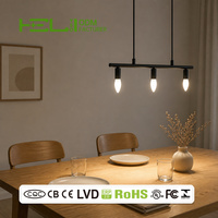 Ampoule LED 6W 540Lm Bougie E14 37x100mm Faisceau 160 Degrés 3000K-10000K CCT Vente en Gros OEM pour Éclairage Suspendu de Restaurant