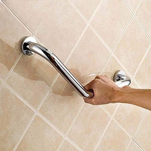 Barre d'appui murale en acier inoxydable brossé, antidérapante, pour douche, toilettes, aide à la mobilité des personnes âgées - Product Image 3