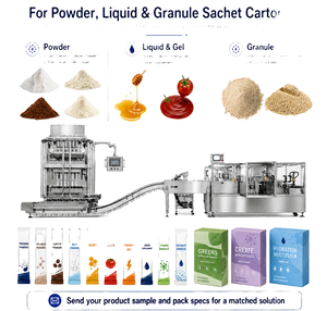Machine d'emballage automatique KL 6 lignes 8 VFFS pour sachets de poudre de boisson, boîtes en carton et emballages stick pack - Product Image 3