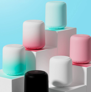 Portable <b>Bluetooth</b> <b>Speaker</b> Cylinder Shape Plastic Cabinet RGB <b>LED</b> Light Wireless Full-Range Audio Outdoor Use - Product Image 5
