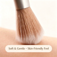 Ensemble de pinceaux de maquillage de luxe professionnel manche en bois blanc poudre de cheveux synthétiques fard à paupières pinceaux correcteur pour outils cosmétiques pour le visage