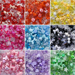 Acrylic <b>Mixed</b> Beads 4mm Scattered Beads For DIY Jewelry Making Handmade Accessories Colorful Loose Beads <b>Box</b> - Product Image 1