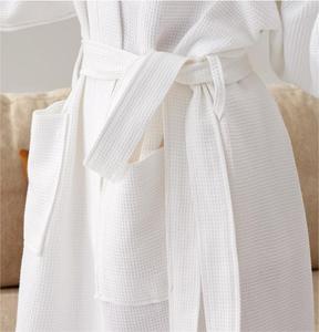 Nuevo Bata de Baño Tipo Waffle para Primavera y Otoño - Bata Holgada Unisex para Hotel, Spa y Salón de Belleza - Product Image 6