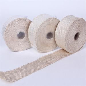 <span class=keywords><strong>Cinta</strong></span> de envoltura térmica resistente al calor para escape de motocicleta con lazos inoxidables - Product Image 5