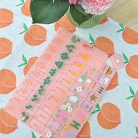 Tuiles de Mahjong Américaines Thème Estival Côtier Rose Poudré en Acrylique Gaufré Motifs Phare Pêche Palmier pour Fête